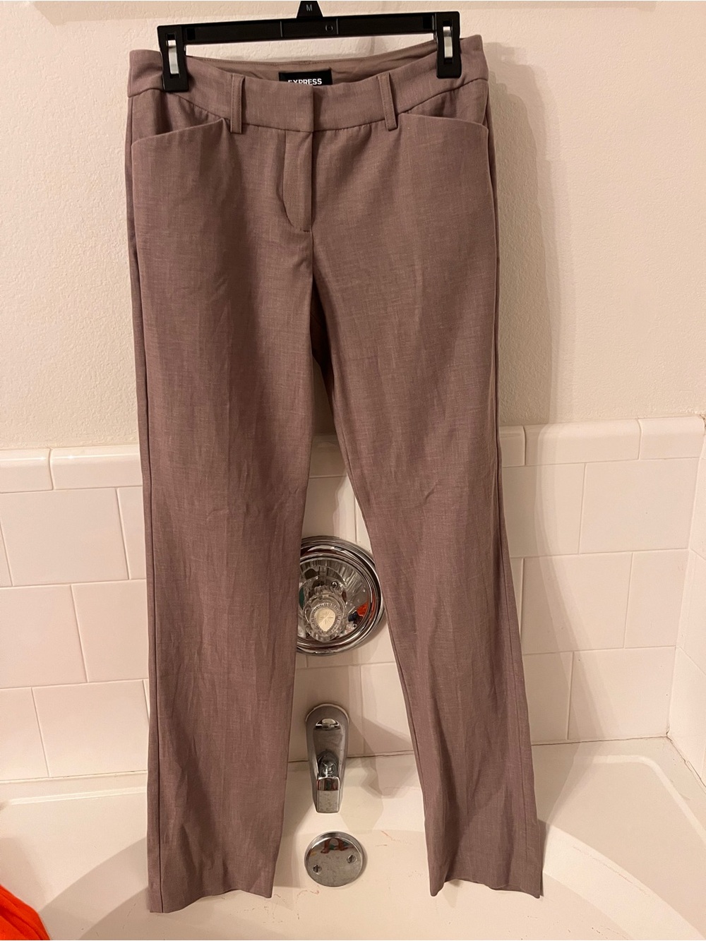 Express Men’s Dress Pants in Mauve-Taupe